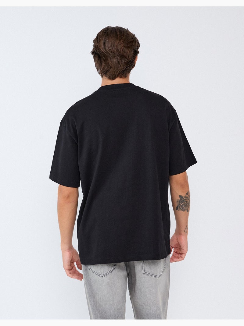 Camiseta 'corte suelto', mo fashion Negro - Kiabi