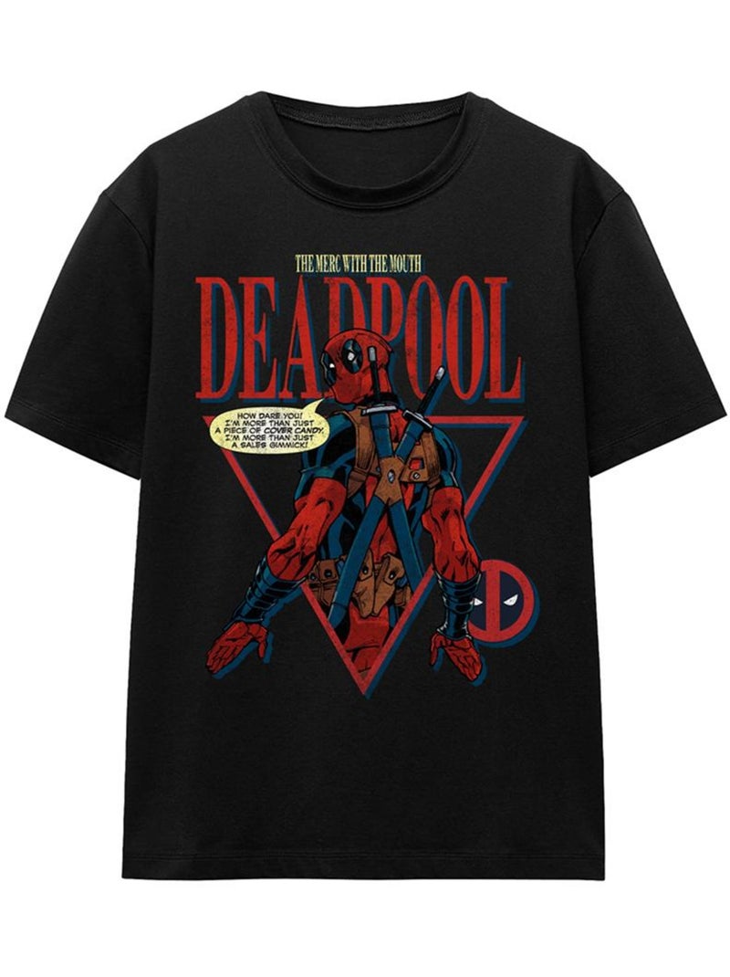 Camiseta cover candy para adultos unisex - deadpool Negro - Kiabi