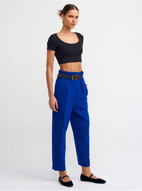 Camiseta crop acanalada de mujer dilvin - Kiabi