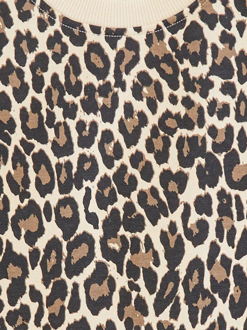 Camiseta crop de manga corta - Kiabi