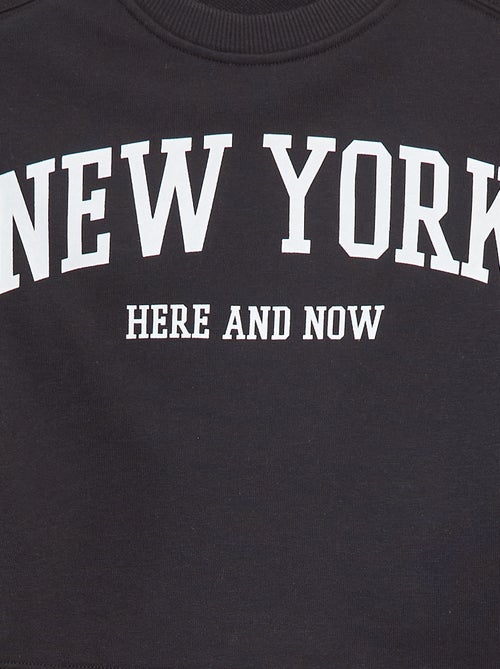 Camiseta crop de manga corta - Kiabi