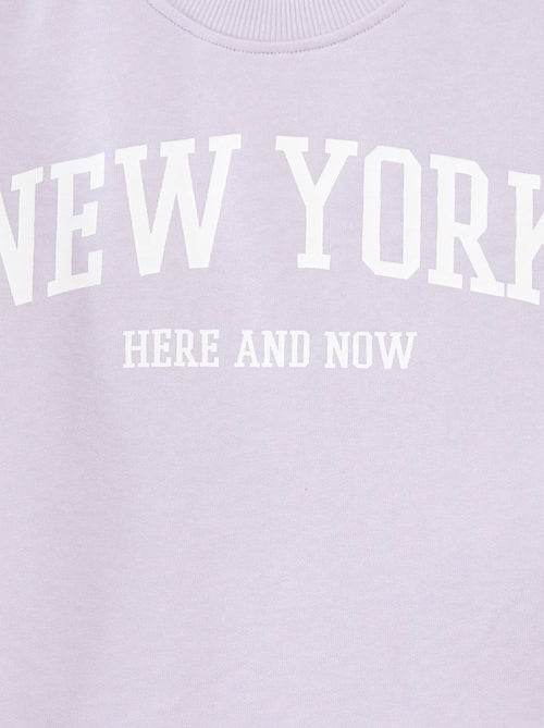 Camiseta crop de manga corta - Kiabi