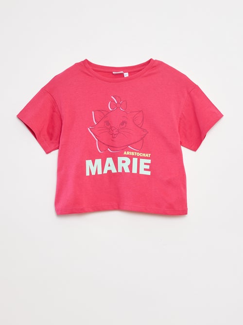 Camiseta crop top 'Marie' - Kiabi