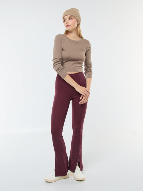 Camiseta cropped básica - Kiabi