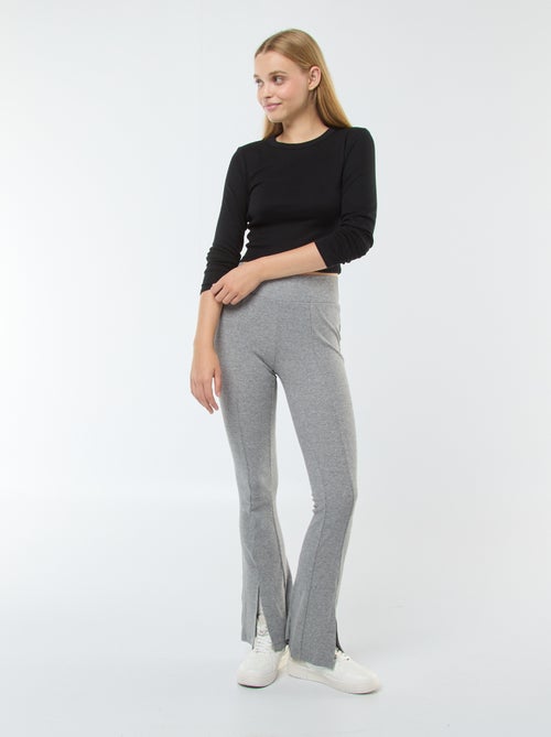 Camiseta cropped básica - Kiabi