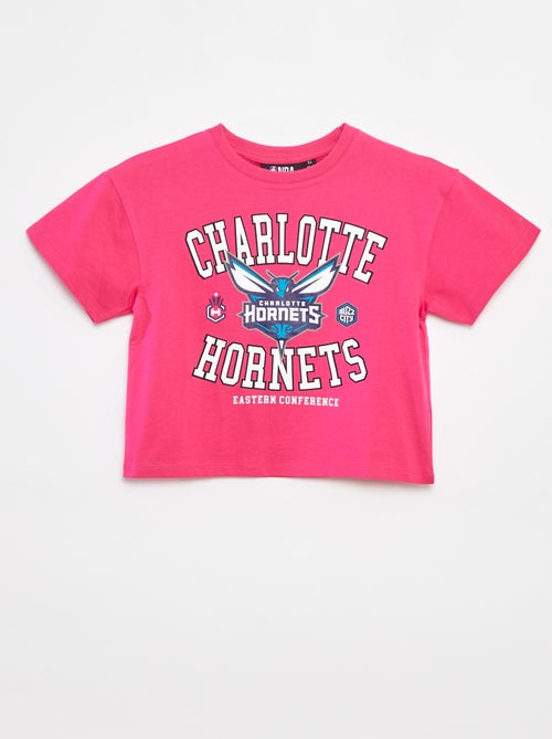 Camiseta cropped de manga corta 'NBA' - Kiabi