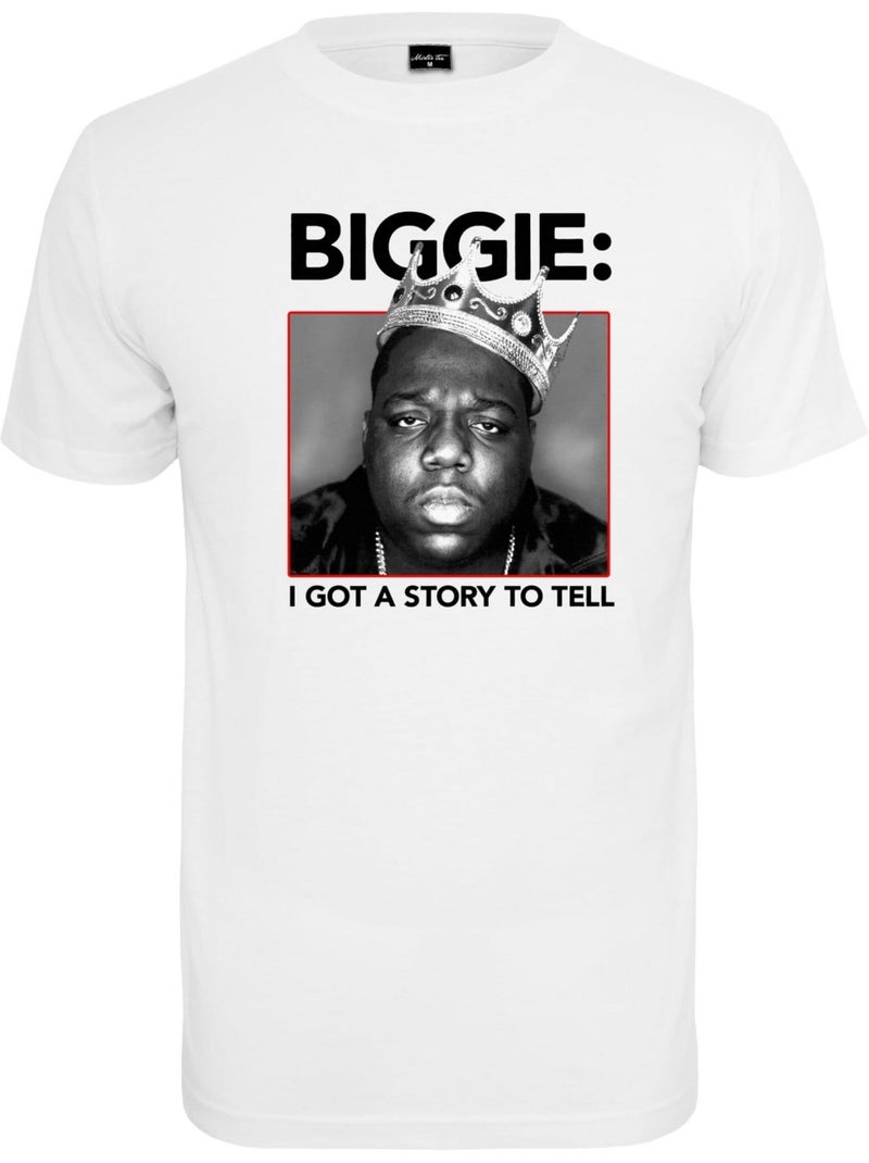 Camiseta crown diseño biggie para hombre - mister tee Blanco - Kiabi
