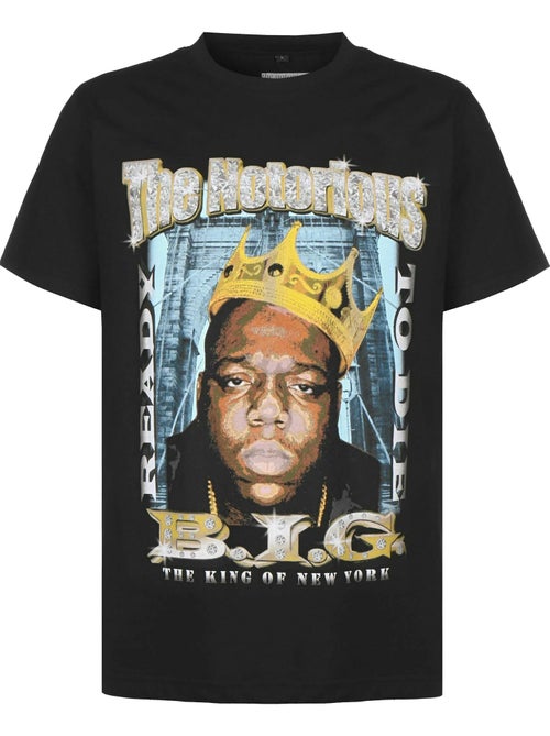 Camiseta crown diseño notorious big para hombre - mister tee - Kiabi