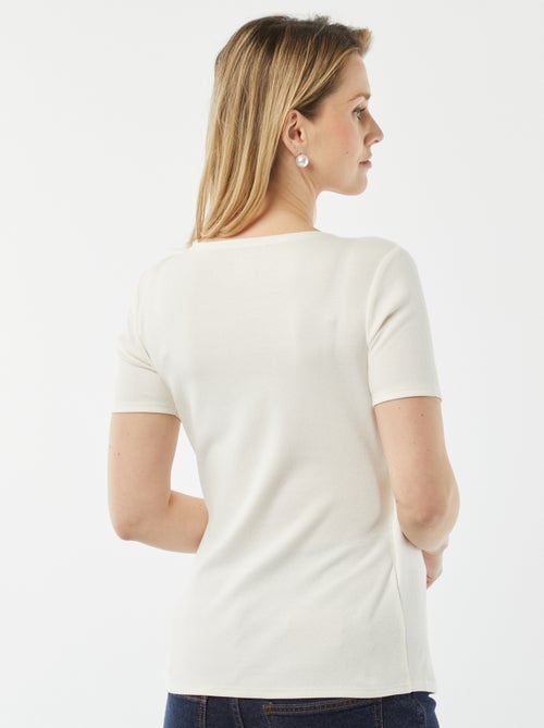 Camiseta cruzada de lactancia - Kiabi