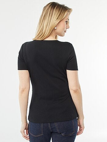 Camiseta cruzada de lactancia