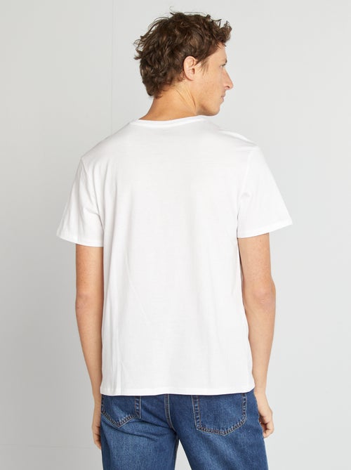 Camiseta cuello en pico - Kiabi