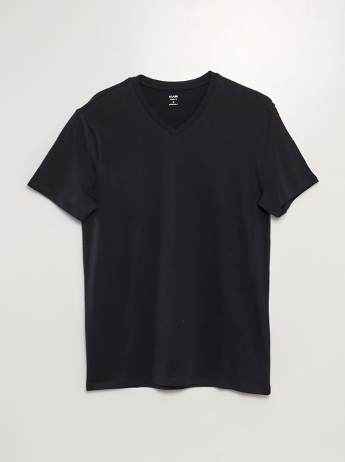 Camiseta cuello en pico - Kiabi