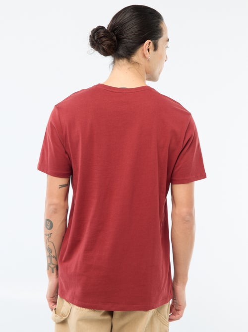 Camiseta cuello en pico - Kiabi