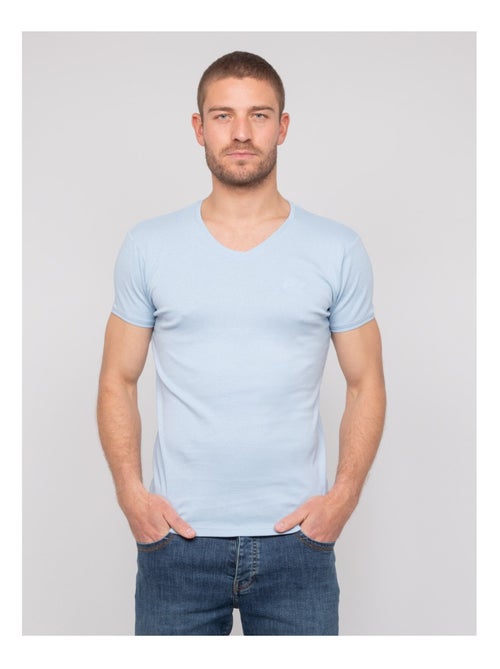 Camiseta cuello en V de algodón WORKO - Kiabi
