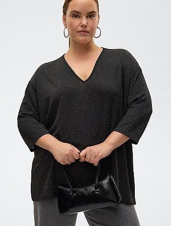 Camiseta cuello en V 'Veromodacu' lisa