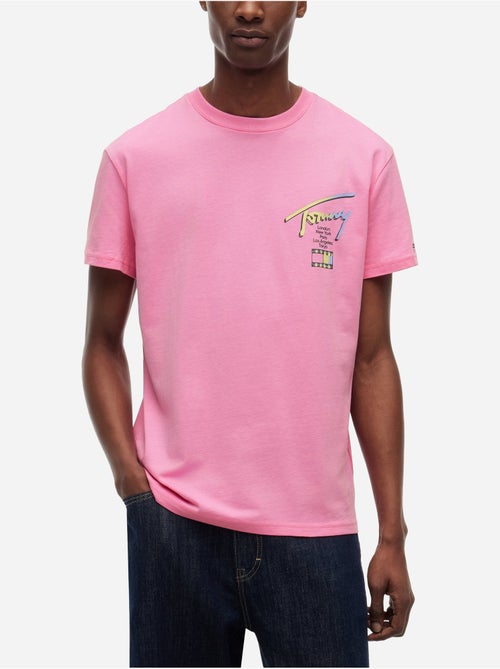 Camiseta cuello redondo - Tommy jeans - Kiabi Camiseta cuello redondo - Tommy jeans - Kiabi