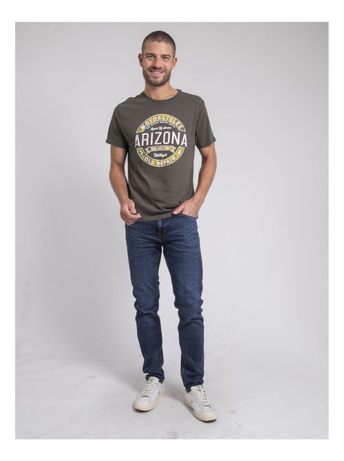 Camiseta cuello redondo de puro algodón JABUSTIN - Kiabi
