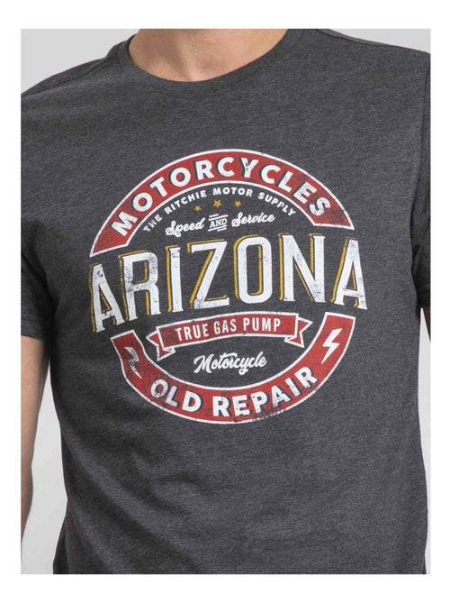 Camiseta cuello redondo de puro algodón JABUSTIN - Kiabi