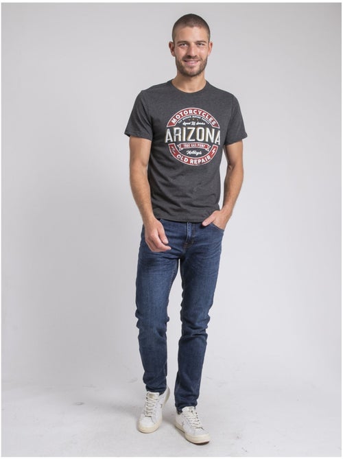 Camiseta cuello redondo de puro algodón JABUSTIN - Kiabi