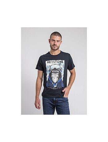 Camiseta cuello redondo de puro algodón JACOSKI