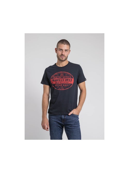 Camiseta cuello redondo de puro algodón JAKOTA - Kiabi
