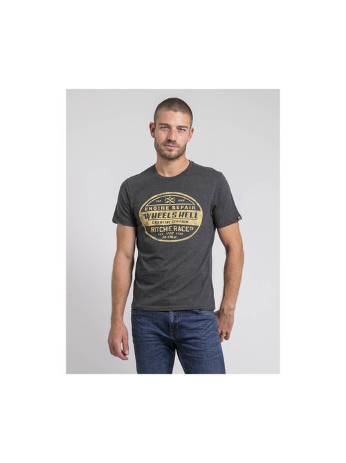 Camiseta cuello redondo de puro algodón JAKOTA - Kiabi