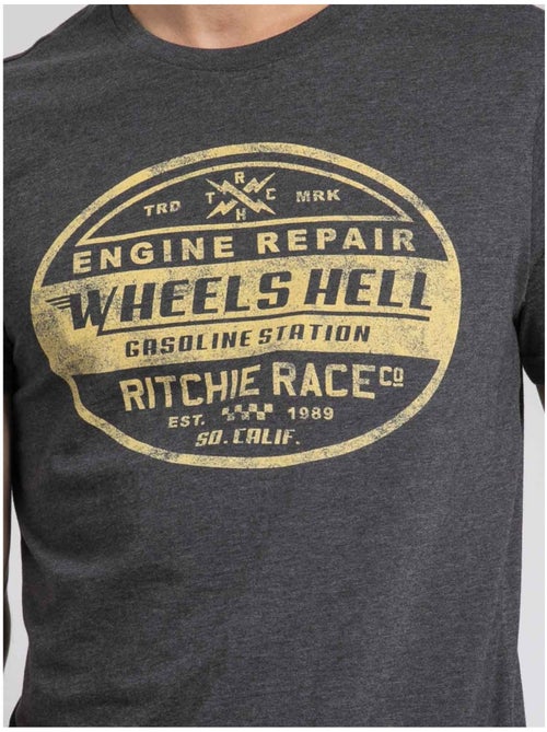 Camiseta cuello redondo de puro algodón JAKOTA - Kiabi