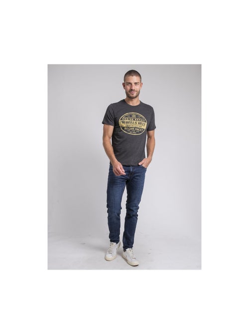 Camiseta cuello redondo de puro algodón JAKOTA - Kiabi
