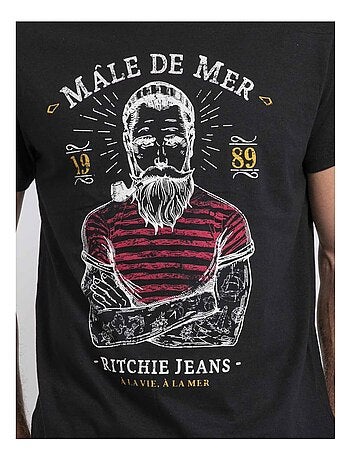 Camiseta cuello redondo de puro algodón JAMEKONG