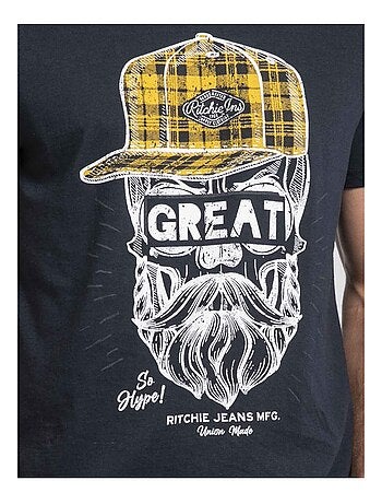 Camiseta cuello redondo de puro algodón JAMYTH