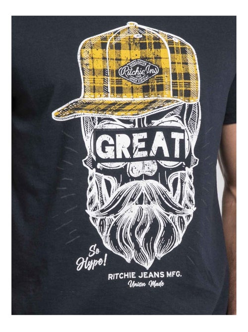 Camiseta cuello redondo de puro algodón JAMYTH - Kiabi