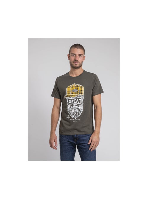 Camiseta cuello redondo de puro algodón JAMYTH - Kiabi