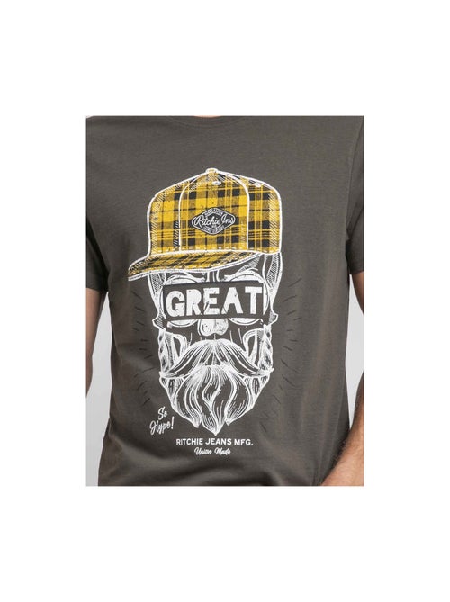 Camiseta cuello redondo de puro algodón JAMYTH - Kiabi
