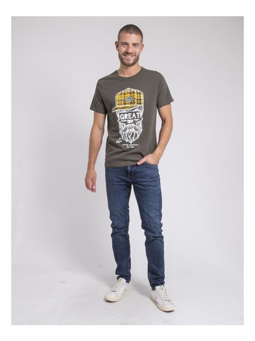 Camiseta cuello redondo de puro algodón JAMYTH - Kiabi