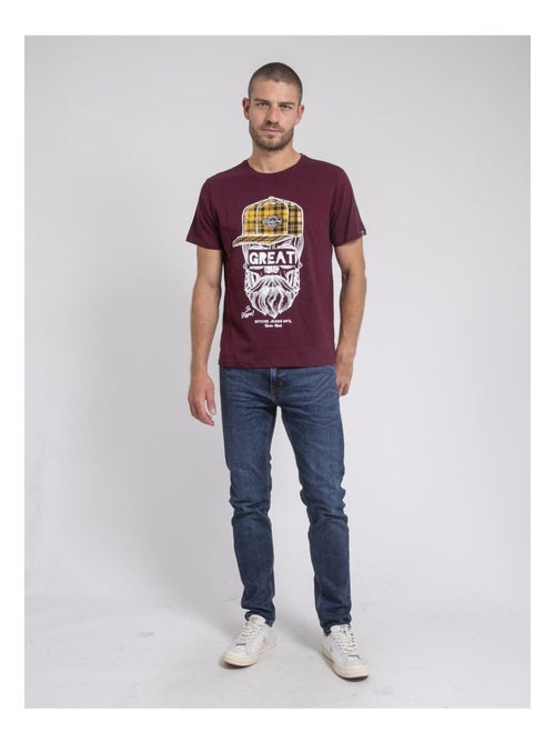 Camiseta cuello redondo de puro algodón JAMYTH - Kiabi