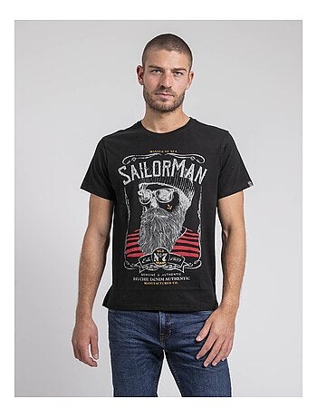 Camiseta cuello redondo de puro algodón JIMARTIN