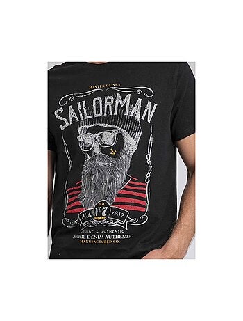 Camiseta cuello redondo de puro algodón JIMARTIN