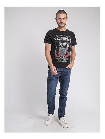 Camiseta cuello redondo de puro algodón JIMARTIN