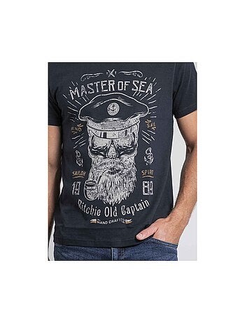 Camiseta cuello redondo de puro algodón JIMOSCAR