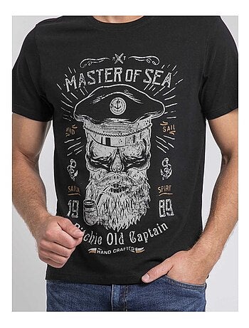 Camiseta cuello redondo de puro algodón JIMOSCAR