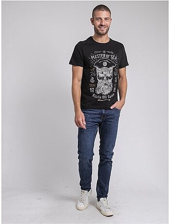 Camiseta cuello redondo de puro algodón JIMOSCAR