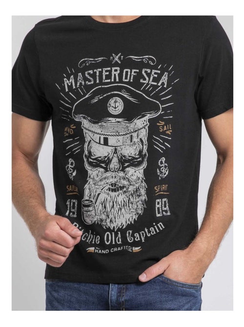 Camiseta cuello redondo de puro algodón JIMOSCAR - Kiabi