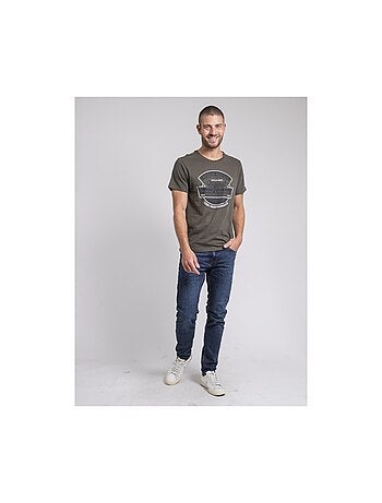 Camiseta cuello redondo de puro algodón JIROBIN