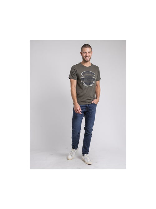Camiseta cuello redondo de puro algodón JIROBIN - Kiabi
