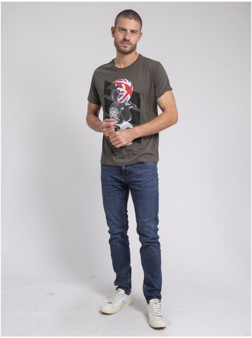 Camiseta cuello redondo de puro algodón JOAKIM - Kiabi