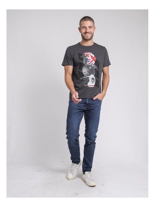 Camiseta cuello redondo de puro algodón JOAKIM - Kiabi