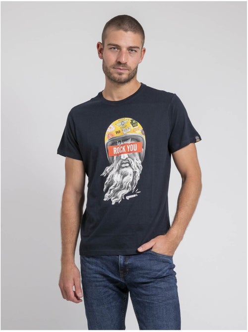 Camiseta cuello redondo de puro algodón JOMODEK - Kiabi