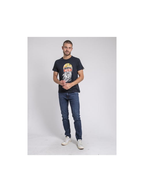 Camiseta cuello redondo de puro algodón JOMODEK - Kiabi