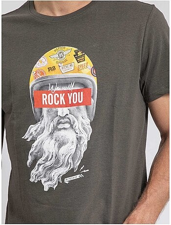 Camiseta cuello redondo de puro algodón JOMODEK