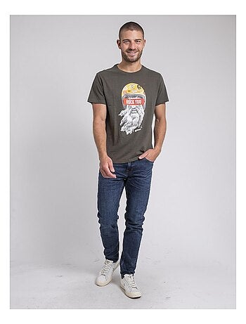 Camiseta cuello redondo de puro algodón JOMODEK